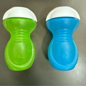 3/$10 🛒🛍️ Munchkin Click Lock 9oz Bite Proof Soft Spout Sippy Cup 2pk Blue/Green